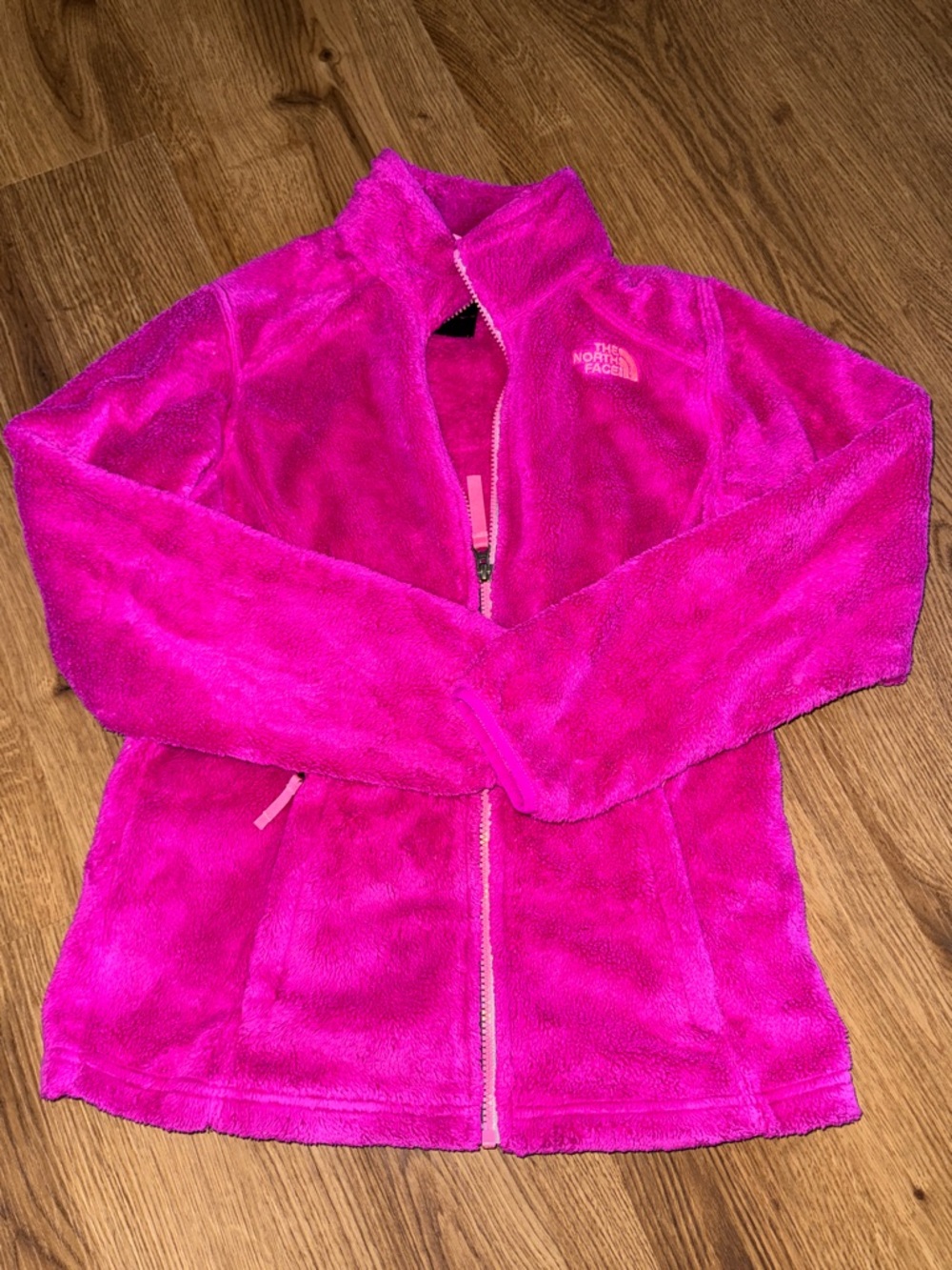 The North Face Kids' Osito Fuzzy Fullzip Jacket - Magenta Pink Barbie